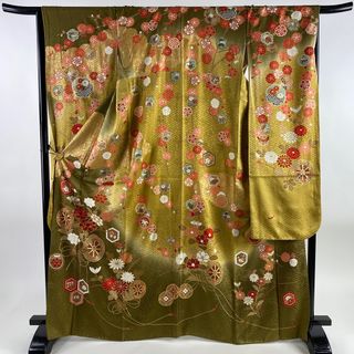 振袖 身丈166.5cm 裄丈67cm 正絹 美品 名品 【中古】(着物)