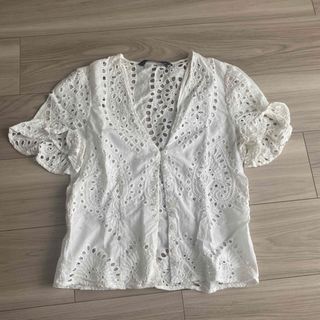 ザラ(ZARA)のZARA XS カットソー(カットソー(半袖/袖なし))