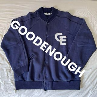 GOODENOUGH - グッドイナフ　初期　スウェットスタジャン　ネイビー　オリジナル　サイズＬ