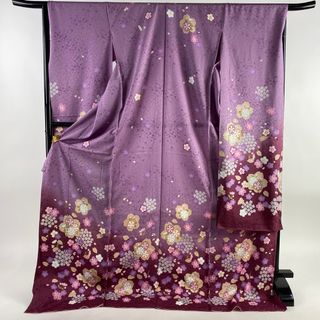 振袖 身丈190.5cm 裄丈68cm 正絹 美品 名品 【中古】(着物)