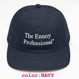 ワンエルディーケーセレクト(1LDK SELECT)のennoy COTTON CAP (NAVY)(キャップ)