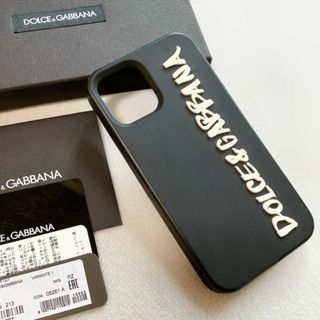 【箱・カード付】ドルガバ　D&G　iPhone12　pro　スマホケース　黒