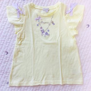 エニィファム(anyFAM)のエニィファム♡刺繍オンオフショルダーTシャツ(Tシャツ/カットソー)