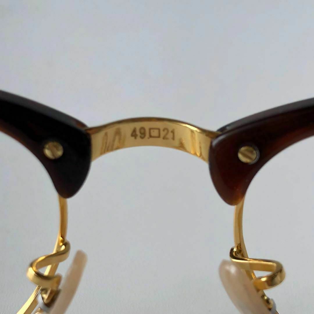 Ray-Ban(レイバン)のレイバン　クラブマスター　5154　フレーム　ゴールド　眼鏡　レキシントン メンズのファッション小物(サングラス/メガネ)の商品写真