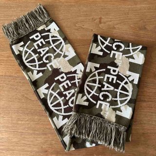 オフホワイト(OFF-WHITE)のOFF-WHITE 17AW CAMO PEACE SCARF 【美品】正規品(マフラー)