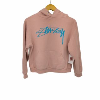 STUSSY - Stussy(ステューシー) プリントロゴ ショート スウェットパーカー