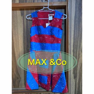 Max & Co. - 【新品未使用】MAX &Co ブティック　ワンピース　レッド　マックスアンドコー