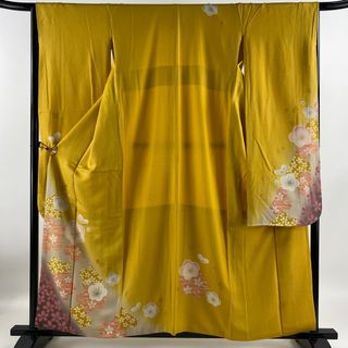 振袖 身丈157.5cm 裄丈65cm 正絹 名品 【中古】(着物)