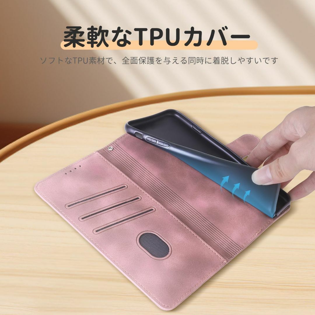 Oppo Reno7 A / Reno9 A ケース 手帳型 桜の下で転がる子猫 スマホ/家電/カメラのスマホアクセサリー(その他)の商品写真