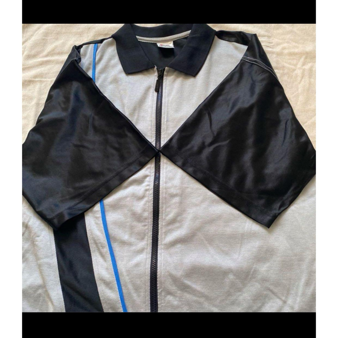 NIKE - Nike90's バスケットボールシャツ ジップアップ L/GRY/s7 NIKE - Nike90's バスケットボールシャツ ジップアップ L/GRY/s7