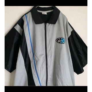 ナイキ(NIKE)のNike90’s バスケットボールシャツ　ジップアップ L/GRY/s7 kah(Tシャツ/カットソー(半袖/袖なし))