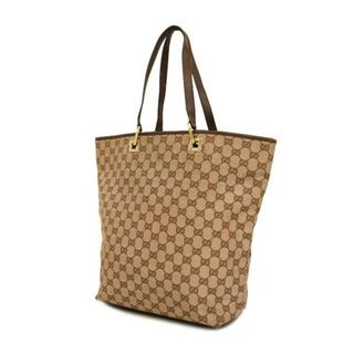 グッチ(Gucci)の【4he5714】グッチ トートバッグ/GGキャンバス/002 1098/キャンバス/ブラウン/ゴールド金具 【中古】 レディース(トートバッグ)