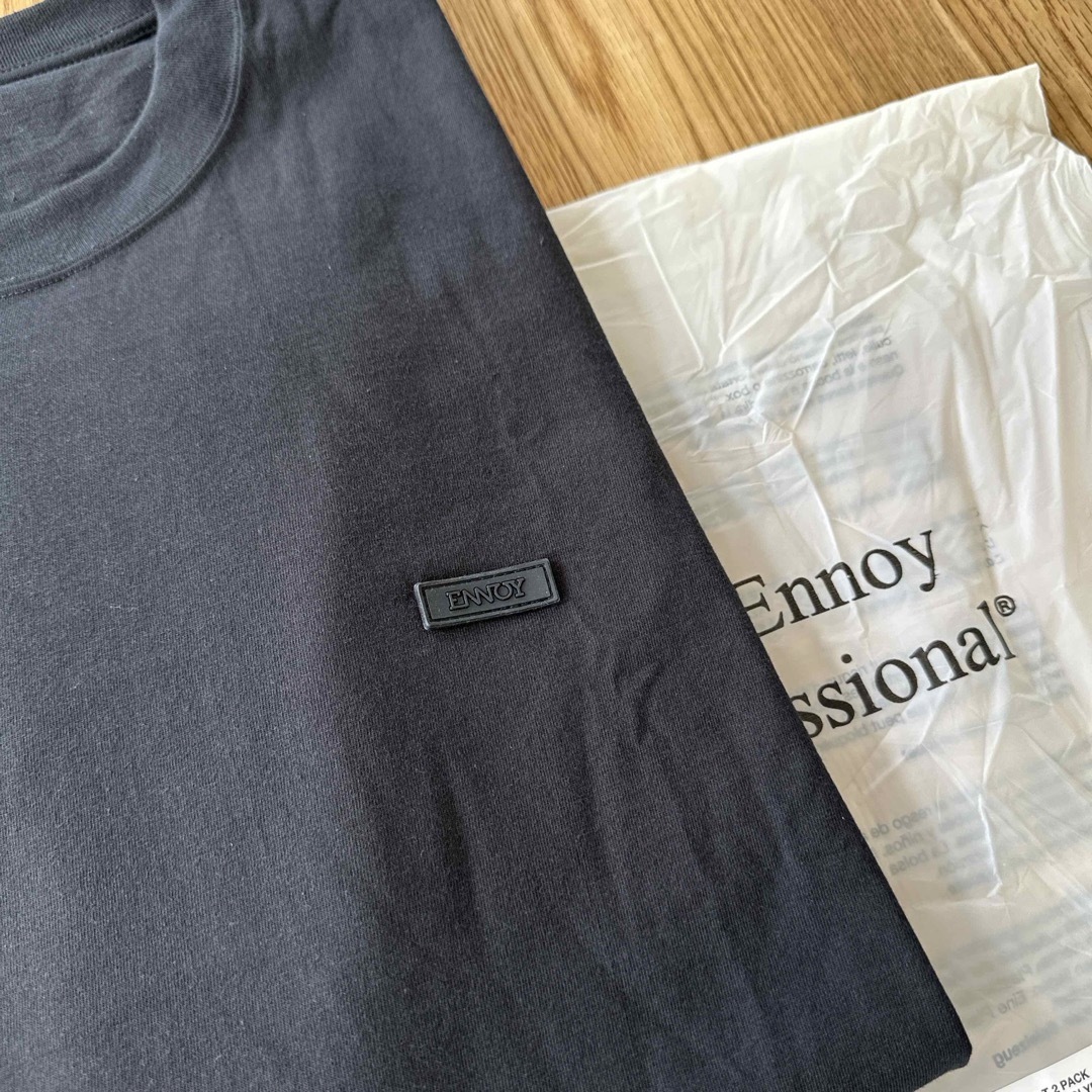 1枚 胸ロゴ ENNOY LS T 2PACK LARGE BLACK 1枚 胸ロゴ ENNOY LS T 2PACK LARGE BLACK