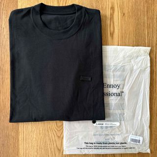 ワンエルディーケーセレクト(1LDK SELECT)の1枚 胸ロゴ　ENNOY LS T 2PACK  LARGE  BLACK(Tシャツ/カットソー(七分/長袖))