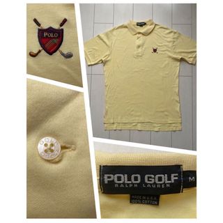 美品 90s USA製 POLO GOLF ポロゴルフ ラルフローレン XL