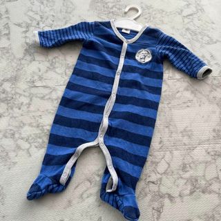 プチバトー(PETIT BATEAU)のプチバトー　Petit bateau 60cm カバーオール(カバーオール)