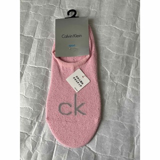 カルバンクライン(Calvin Klein)のタグ付き未使用品　CK  タオルタッチ靴下　23-25(ソックス)