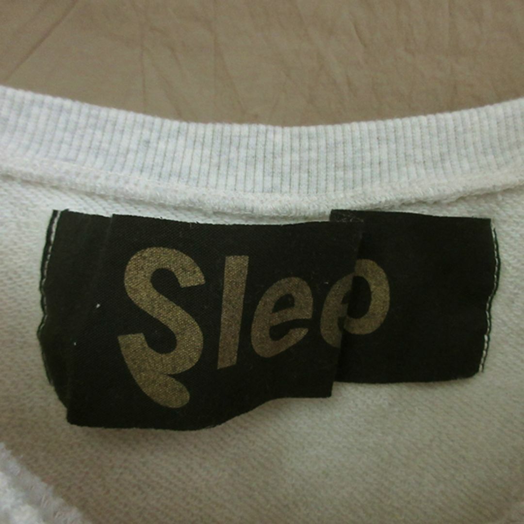 Sleep スリープ スウェット トレーナー スエット YUKI バスケット柄 レディースのトップス(トレーナー/スウェット)の商品写真