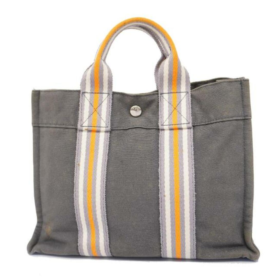 Hermes(エルメス)の★SALE 【4he6004】エルメス トートバッグ/フールトゥPM/キャンバス/グレー/シルバー金具 【中古】 レディース レディースのバッグ(トートバッグ)の商品写真