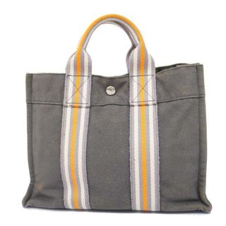 エルメス(Hermes)の★SALE 【4he6004】エルメス トートバッグ/フールトゥPM/キャンバス/グレー/シルバー金具 【中古】 レディース(トートバッグ)