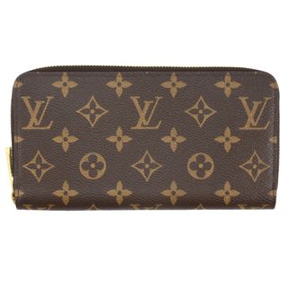 ルイヴィトン(LOUIS VUITTON)のルイヴィトン LOUIS VUITTON ジッピー ウォレット ラウンドファスナー モノグラム キャンバス M42616 ブラウン RFID(ICチップ)内蔵【中古】(財布)