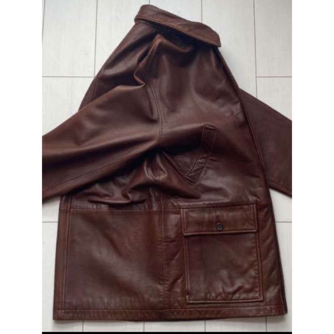 POLO RALPH LAUREN - 美品 90s POLO ラルフローレン レザー カー POLO RALPH LAUREN - 美品 90s POLO ラルフローレン レザー カー