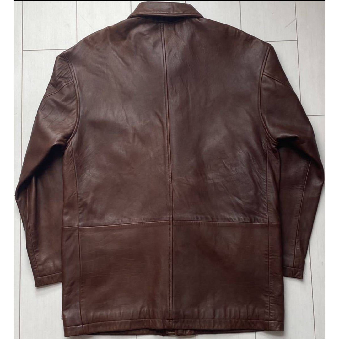 POLO RALPH LAUREN - 美品 90s POLO ラルフローレン レザー カー POLO RALPH LAUREN - 美品 90s POLO ラルフローレン レザー カー