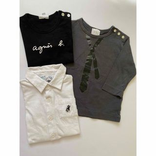 agnes b. - アニエスベー　3枚セット　Tシャツ　半袖　長袖　90