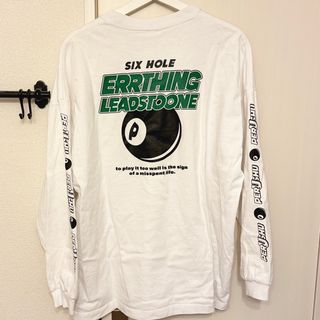 Perushu ロンT バックプリント メンズ L(Tシャツ/カットソー(七分/長袖))