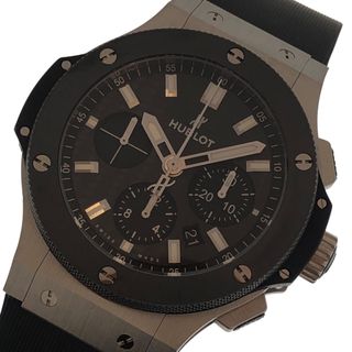 HUBLOT - 　ウブロ HUBLOT ビッグバン スチール セラミック 301.SM.1770.GR SS/ラバーベルト メンズ 腕時計