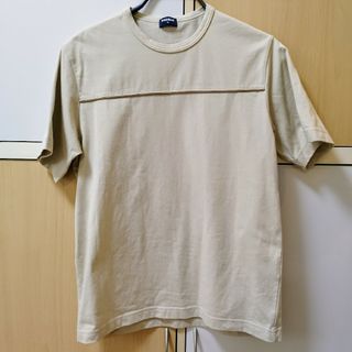 旧ロゴ　OLD UNIQLO　ユニクロ　Tシャツ　サイズM　ベージュ