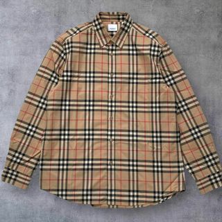 バーバリー(BURBERRY)の［極美品］バーバリーロンドン　ノバチェック　長袖シャツ　XLサイズ(シャツ)