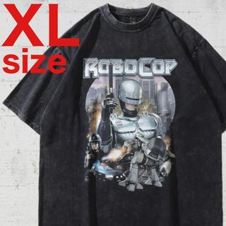 ロボコップ RoboCop 半袖 映画 ムービー Tシャツ ブラック XLサイズ(Tシャツ/カットソー(半袖/袖なし))