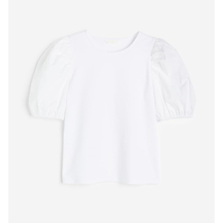 エイチアンドエム(H&M)のH&M  パフスリーブトップス(Tシャツ(半袖/袖なし))