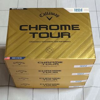 キャロウェイ(Callaway)のキャロウェイ CHROME TOUR トリプルトラック ホワイト 4ダース(その他)