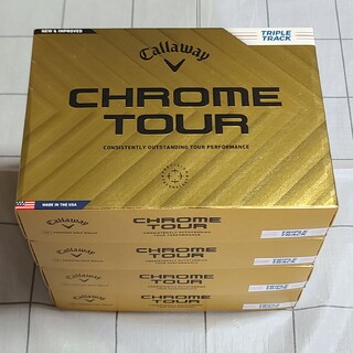 キャロウェイ CHROME TOUR トリプルトラック ホワイト 4ダース