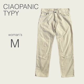 CIAOPANIC TYPY - 【チャオパニックティピー】パンツ レディース オフホワイト チノパン ストレート
