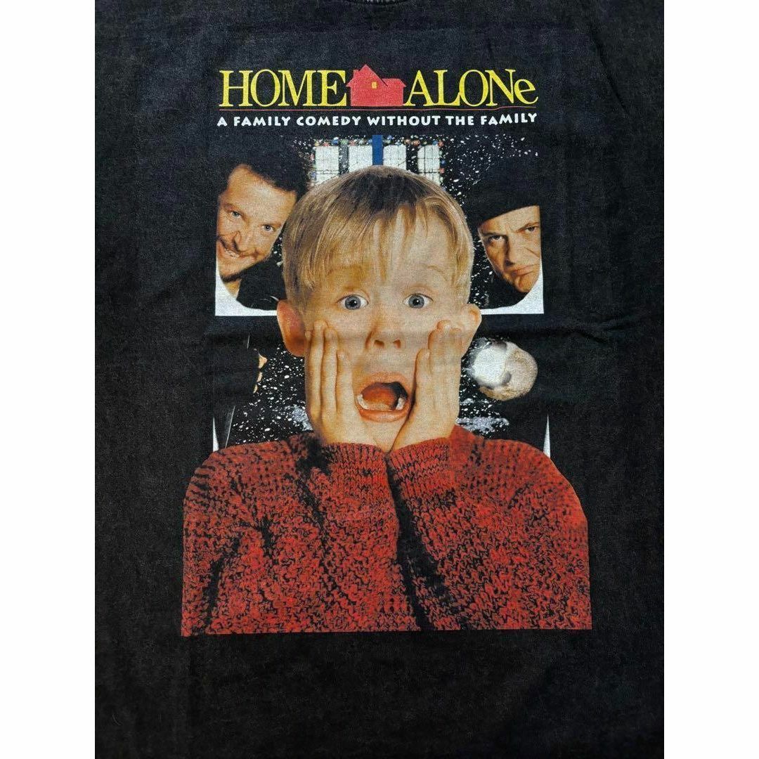 ホーム アローン　Home Alone　スクリーン　半袖Tシャツ　ブラック　XL メンズのトップス(Tシャツ/カットソー(半袖/袖なし))の商品写真