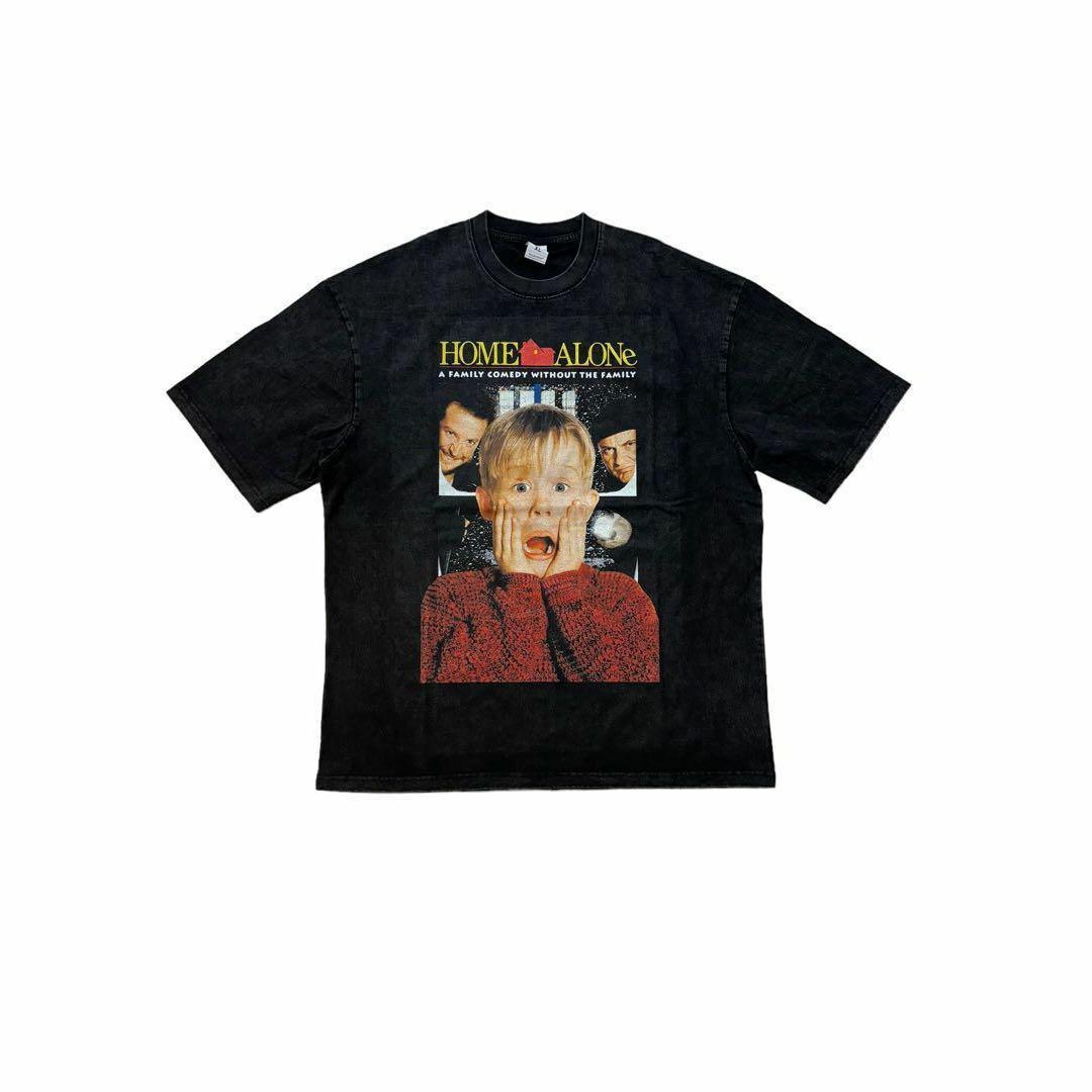 ホーム アローン　Home Alone　スクリーン　半袖Tシャツ　ブラック　XL メンズのトップス(Tシャツ/カットソー(半袖/袖なし))の商品写真