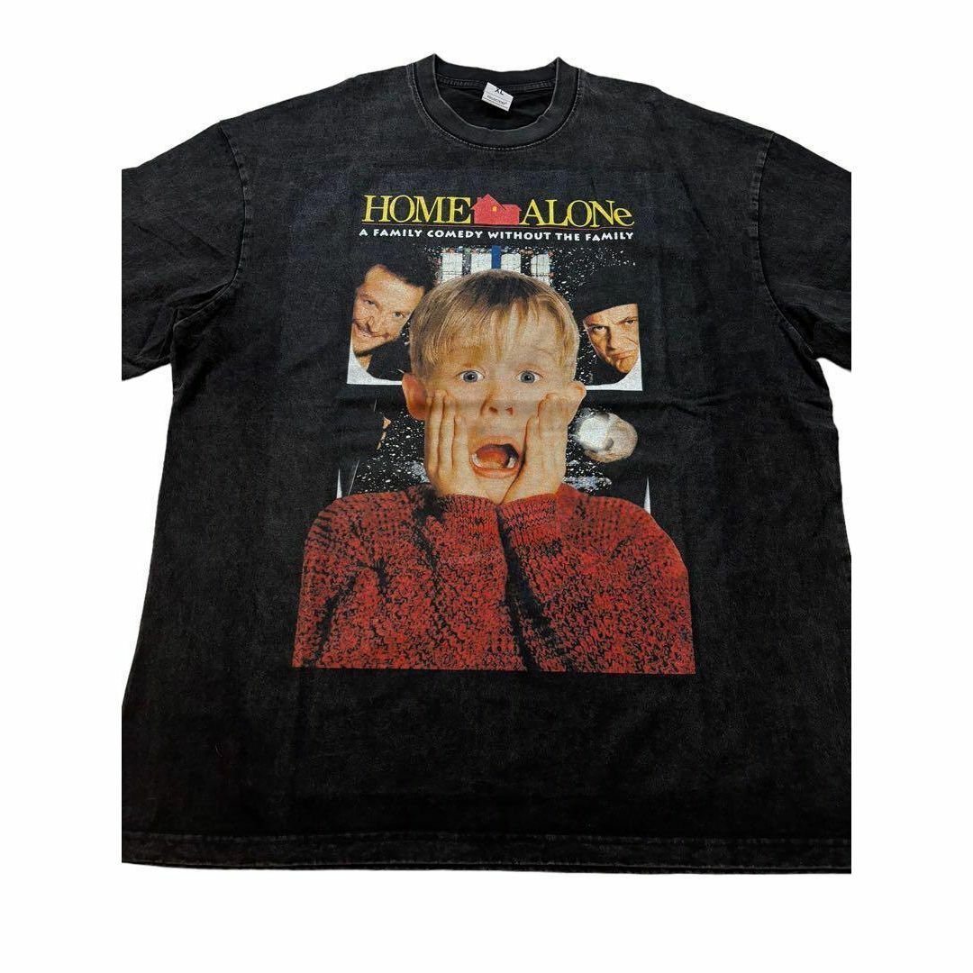 ホーム アローン　Home Alone　スクリーン　半袖Tシャツ　ブラック　XL メンズのトップス(Tシャツ/カットソー(半袖/袖なし))の商品写真