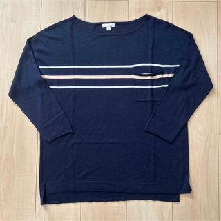 GAP - GAP ドロップショルダー 薄手ニットトップス グローバルサイズM