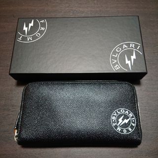 ブルガリ(BVLGARI)のブルガリ フラグメント 藤原ヒロシ ラウンドファスナー長財布(長財布)