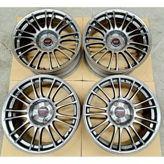 スバル(スバル)の【美品】スバル WRX STI 純正 BBS ホイール 鍛造 8.5 114.3(ホイール)