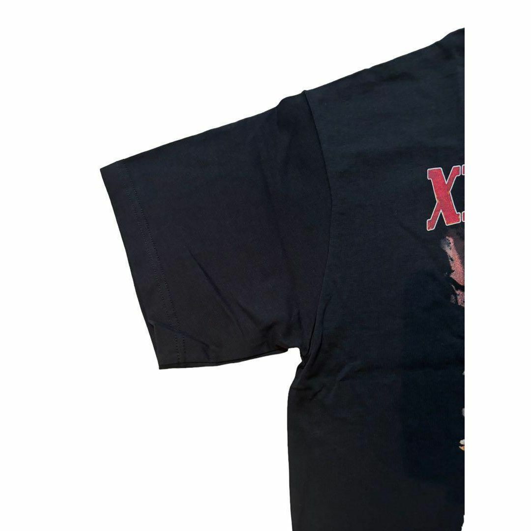 テンタシオン　XXXTentacion　ラッパー　ラップ　Tシャツ　ブラック　L メンズのトップス(Tシャツ/カットソー(半袖/袖なし))の商品写真