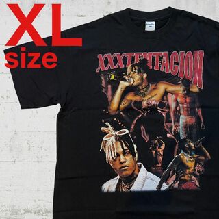 テンタシオン　XXXTentacion　ラッパー　RAP　ラップ　Tシャツ　XL(Tシャツ/カットソー(半袖/袖なし))