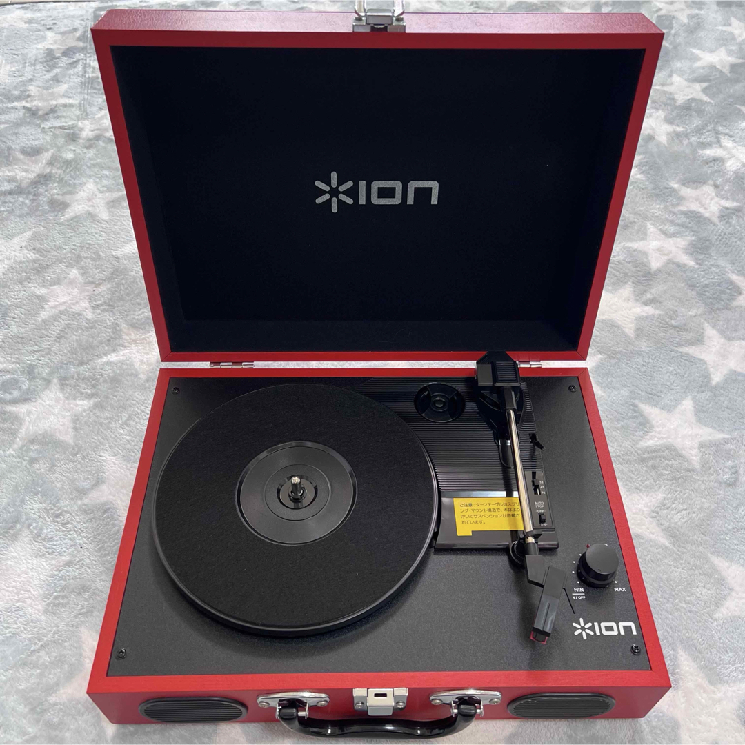 【美品】 ION AUDIO Vinyl Transport Red レコード スマホ/家電/カメラのオーディオ機器(その他)の商品写真