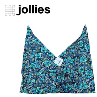 jollies インバッグ バタフライ　蝶　Mサイズ　ブルー　新品(トートバッグ)