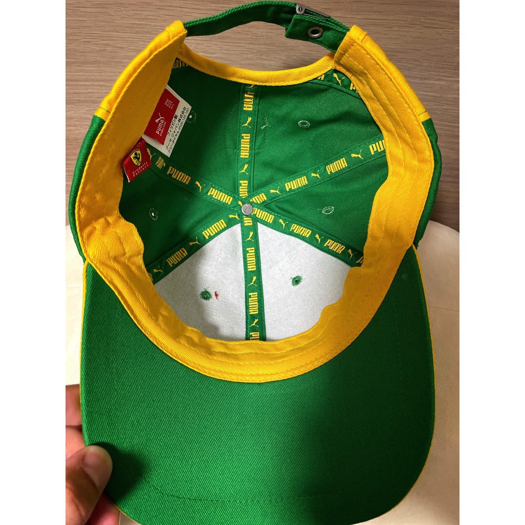 PUMA(プーマ)の限定コラボ！プーマ×フェラーリF1キャップ/ブラジルカラーPUMA メンズの帽子(キャップ)の商品写真