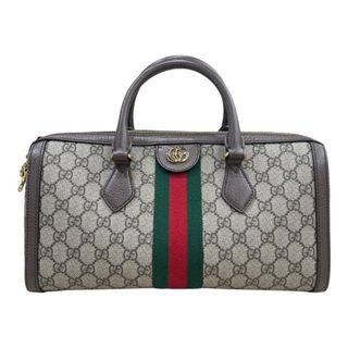 グッチ(Gucci)の　グッチ GUCCI オフディアミディアムハンドバッグ 524532 ベージュ・緑・赤 GGスプリーム レディース トートバッグ(トートバッグ)