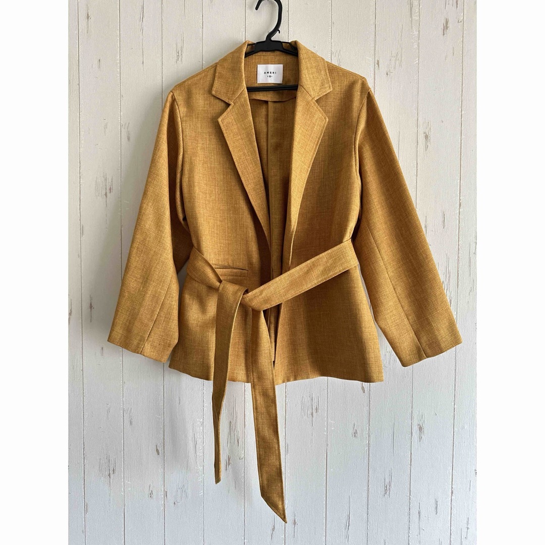 Ameri】 CROCHET LIKE JACKET SET COAT
